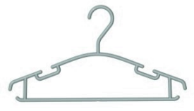 HANGER 023 (ASSORTED) (12 PC SET)