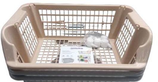 VERSATILE BASKET WHEELS (ASSORTED) (4 PC SET)