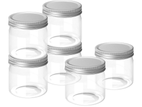 CRYSTAL JAR (230 ML X 6 ) (NATURAL) (6 PC SET)
