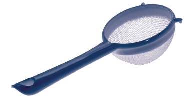 BEAUTE STRAINER DECORATIVE (6 CM ) (INDIGO) (96 PC)