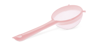 BEAUTE STRAINER DECORATIVE (9 CM ) (BLUSH) (72 PC)