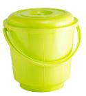 ST. BUCKET WITH PLASTIC HANDLE (6 LTR) (ASSORTED)