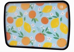 DECORATIVE CHOPPING BOARD  (340 X 240 X 12.5 MM) (CITRUS, INDIGO)