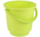 ST. BUCKET WITH PLASTIC HANDLE (3 LTR) (ASSORTED)