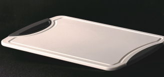 ELITE CHOPPING BOARD (405 X 290 X 10 MM) (GREY & WHITE)