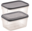 POLKA CONTAINER (411 X 2) (1000 ML) (ASSORTED) (2 PC SET)