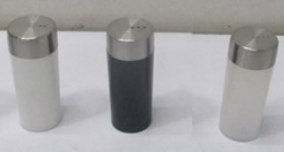 SALT & PEPPER SHAKERS (70 ML) (BLACK & WHITE) (2 PC SET)