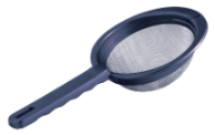 PLASTIC STRAINER WITH S.S MESH  (18.5 CM) (ASSORTED)