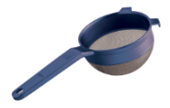 PLASTIC STRAINER WITH S.S MESH  (8.5 CM) (ASSORTED)