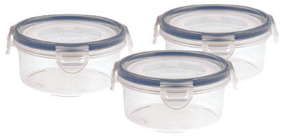 LOCK & SAFE CONTAINER 200R (600 ML) (ASSORTED) (3 PC SET)