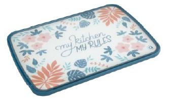 DECORATIVE CHOPPING BOARD (340 X 240 X 12.5 MM) (TROPICAL, MOONLIGHT)