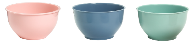 CLASSIC MIXING BOWL WITH LID (1300X1, 2300X1, 3200X1 ML)(ASSORTED)(3 PC SET)