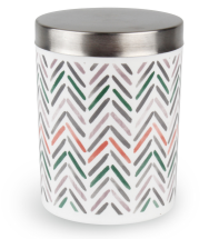 DECORATIVE CANISTER (BUTTERFLY PRINT) (750RX3) (2250 ML) (ASSORTED) (3 PC SET)