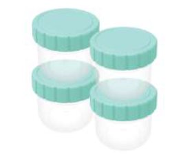 DIP CONTAINER (70 ML) (ASSORTED) (4 PC SET)