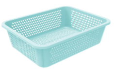 EASY RECTANGLE BASKET LARGE (ASSORTED)