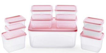 POLKA CONTAINER (21X9 22X4 23X1 24X2 411X2 421X2 514X1) (9325 ML) (ASSORTED) (21 PC SET)