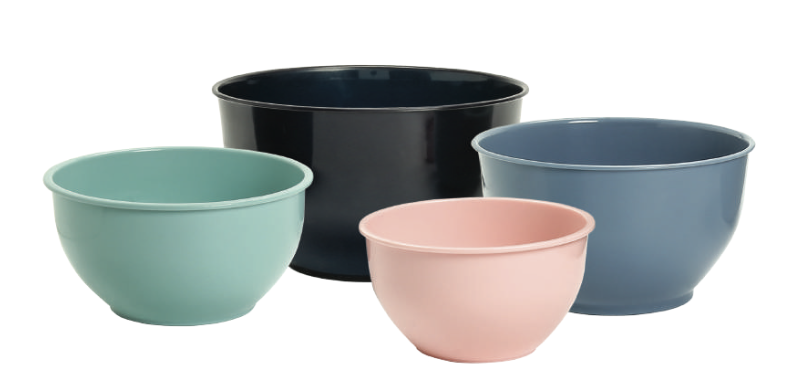 Classic Mixing Bowl Set (16.5, 19.5, 22 & 24 cm) (11.5 Ltr) (Assorted) (4 Pc Set) (15 Set Pk)