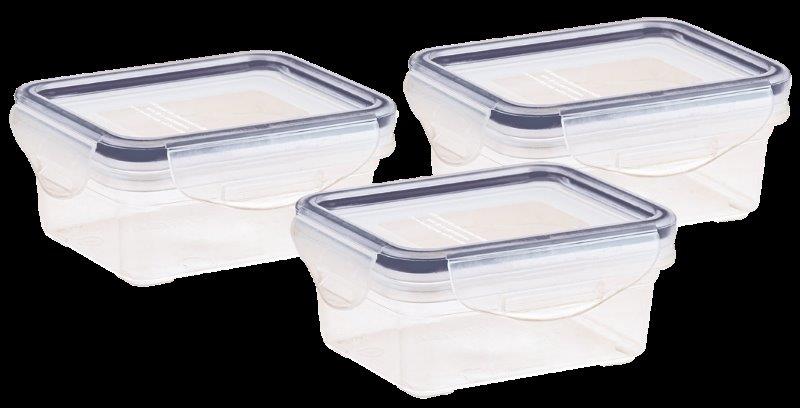 Lock & Safe 200H X 3 (600 Ml) (Assorted) (3 Pc Set)