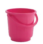 St. Bucket With Plastic Handle (3 Ltr) (Assorted)