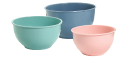 Classic Mixing Bowl Set (7000 Ml) (Assorted) (3 Pc Set)