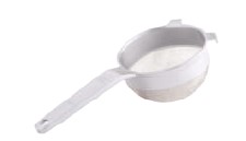 Plastic Strainer With S.S Mesh  (8.5 Cm) (Assorted)