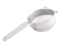 Plastic Strainer With S.S Mesh  (10 Cm) (Assorted)