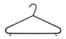 Hanger 033  (380 X 210 X 25 Mm) (Assorted) (6 Pc Set)