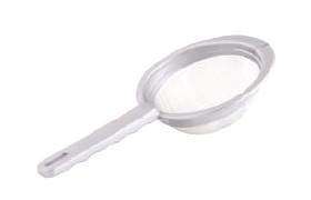 Plastic Strainer With S.S Mesh  (9.5 Cm) (Assorted)