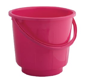 St. Bucket With Plastic Handle (20 Ltr) (Assorted)