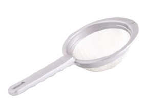 Plastic Strainer With S.S Mesh  (13.5 Cm) (Assorted)