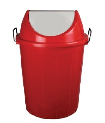 Plastic Drum With Swing Lid (60 Ltr) (Assorted)