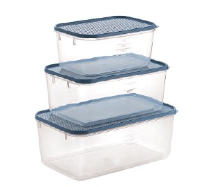 Polka Container Set (511 X 1, 512 X 1, 513 X 1) (9300 Ml) (Assorted) (3 Pc Set)