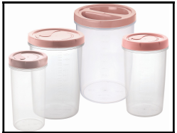 TWISTER CONTAINER SET (701R, 703R, 705R, 707R) (4800 ML) (ASSORTED) (4 PC SET)