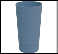 PICNIC GLASS (700 ML) (ASSORTED) (48 PCS PK)